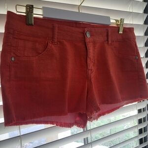 Stretchy Orange Denim Shorts 🧡🧡🧡